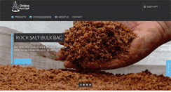 Desktop Screenshot of onlinerocksalt.co.uk
